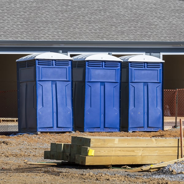 are there different sizes of portable toilets available for rent in Webber Michigan